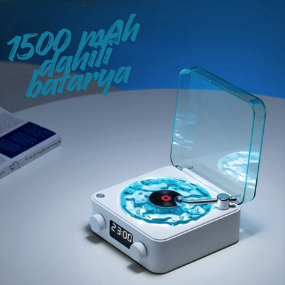 Nostaljik Plak Çalar | Bluetooth ile Kablosuz Müzik